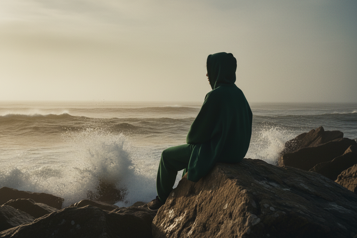 Seated Ocean Cliffs B